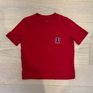 Vineyard Vines Red Kids' Short Sleeve Tee